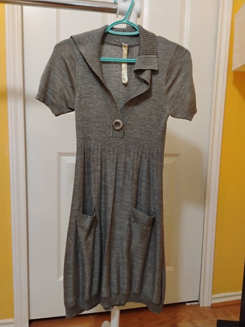 Uncle Frank Sweater Dress – Cozy Collared Casual